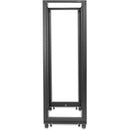 Rocstor SolidRack Open Frame 4-Post Adjustable Depth Rack (Black, 36 RU)