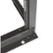 Rocstor SolidRack Open Frame 4-Post Adjustable Depth Rack (Black, 36 RU)