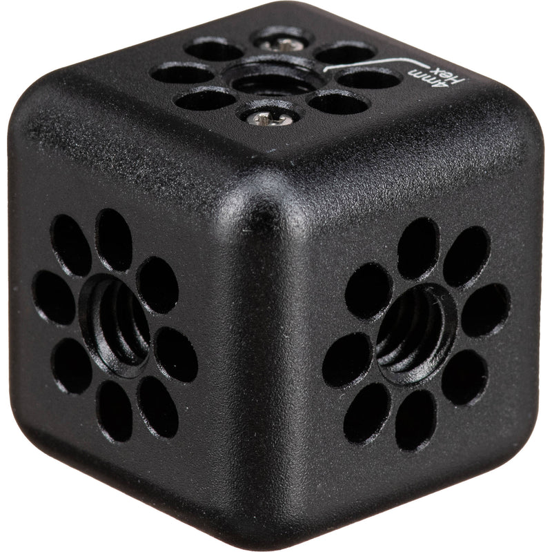 Wooden Camera Accessory Cube (1/4"-20 Screw, 1/4"-20 Threads)