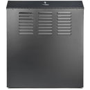 Rocstor SolidRack Low-Profile Vertical-Mount Switch-Depth Wall-Mount Rack Enclosure Cabinet (5 RU, Black)