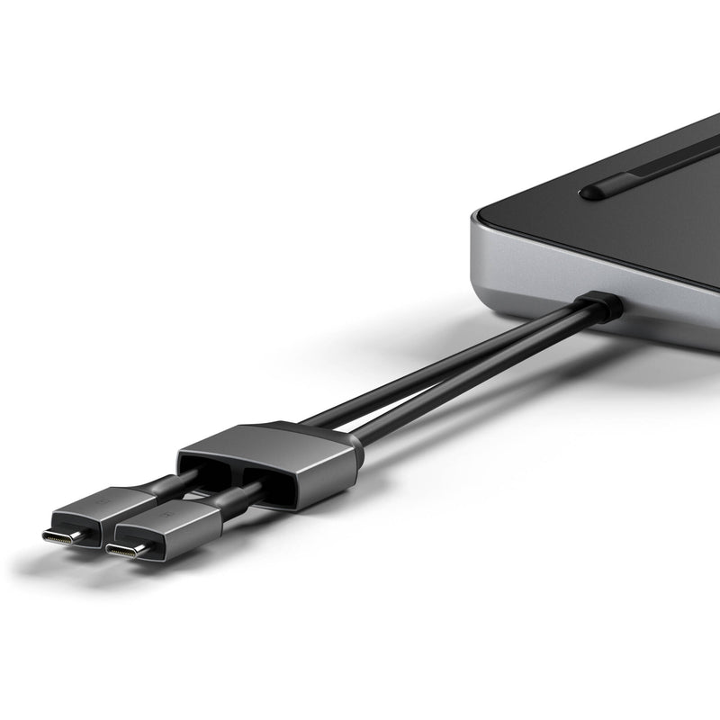 Satechi Dual Docking Stand with NVMe SSD Enclosure