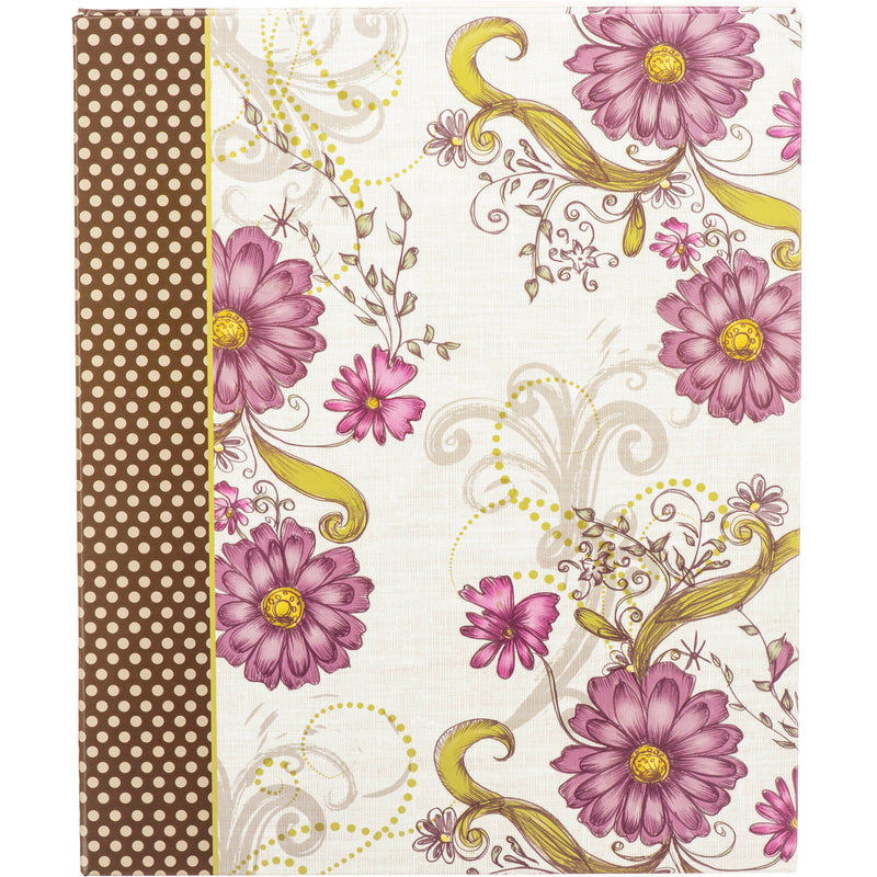 Pioneer Photo Albums Postbound Scrapbook (Berry Blossoms, 11.75 x 14")