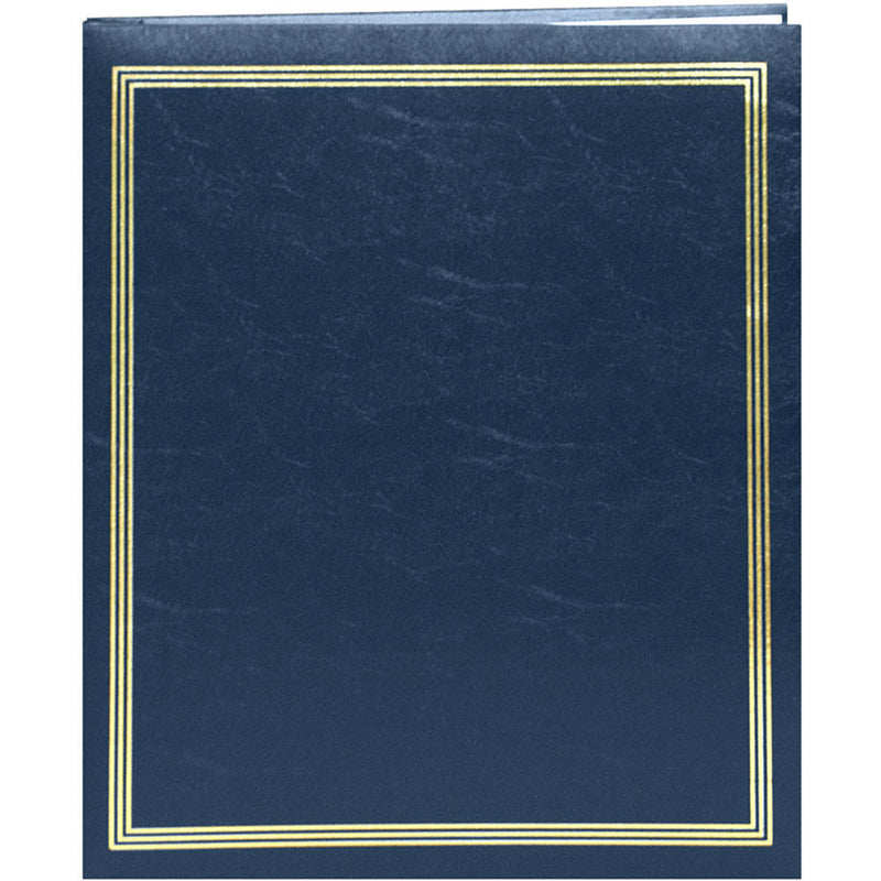 Pioneer Photo Albums Postbound Scrapbook (Navy Blue, 11.75 x 14")