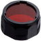 Fenix Flashlight Filter Adapter (Red)