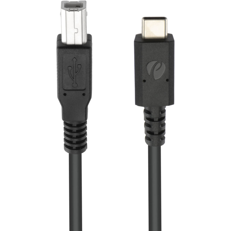 Pearstone USB-C Male to USB-B Male USB 2.0 Cable (3.3')