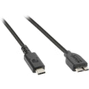 Pearstone USB-C Male to USB Micro-B Male USB 3.2 Gen 1 Cable (10')