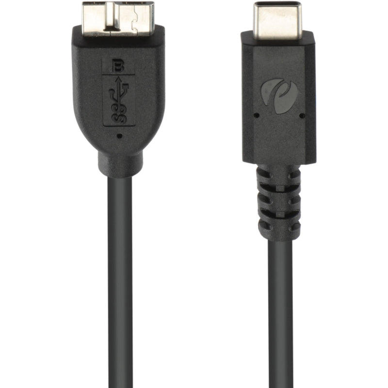 Pearstone USB-C Male to USB Micro-B Male USB 3.2 Gen 1 Cable (10')