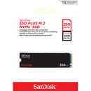 SanDisk 250GB SSD PLUS M.2 NVMe PCIe 3.0 M.2 Internal SSD