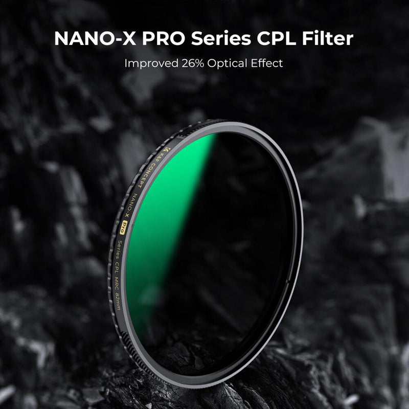 K&F Concept Nano-X Pro High-Definition Circular Polarizing Filter (72mm)