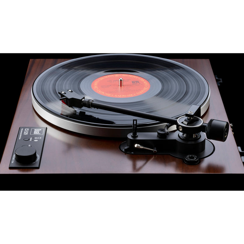 Dual Electronics CS 529 Three-Speed Automatic Turntable with Bluetooth (Walnut)