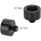 CAMVATE 5/8"-27 Male to 1/4"-20 Female with Cold Shoe Base and 5/8"-27 Female to 3/8"-16 Male Adapter Set