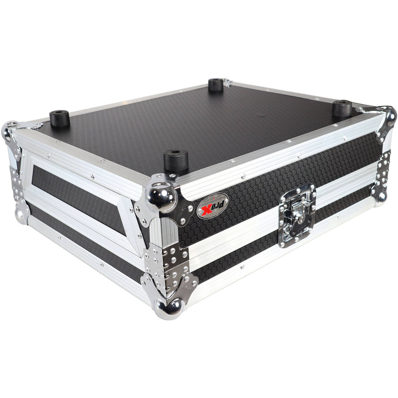 ProX ATA Style Flight Road Case for Pioneer DJM-A9 & DJM V10 DJ Mixer (Black / Silver)