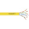 Black Box GigaBase Cat5e 350MHz Solid Ethernet Bulk Cable - Shielded (1000', Yellow)