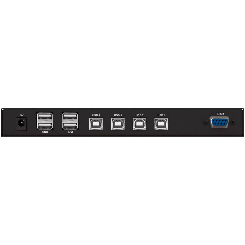 Smart-AVI SKM-04-LT-S 4-Port KM Switch with USB 2.0 Sharing