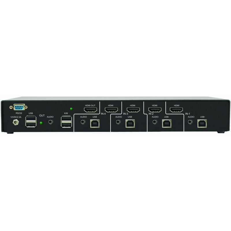 Smart-AVI SM-UHN-4S 4-Port, Single-Head 4K HDMI KVM Switch