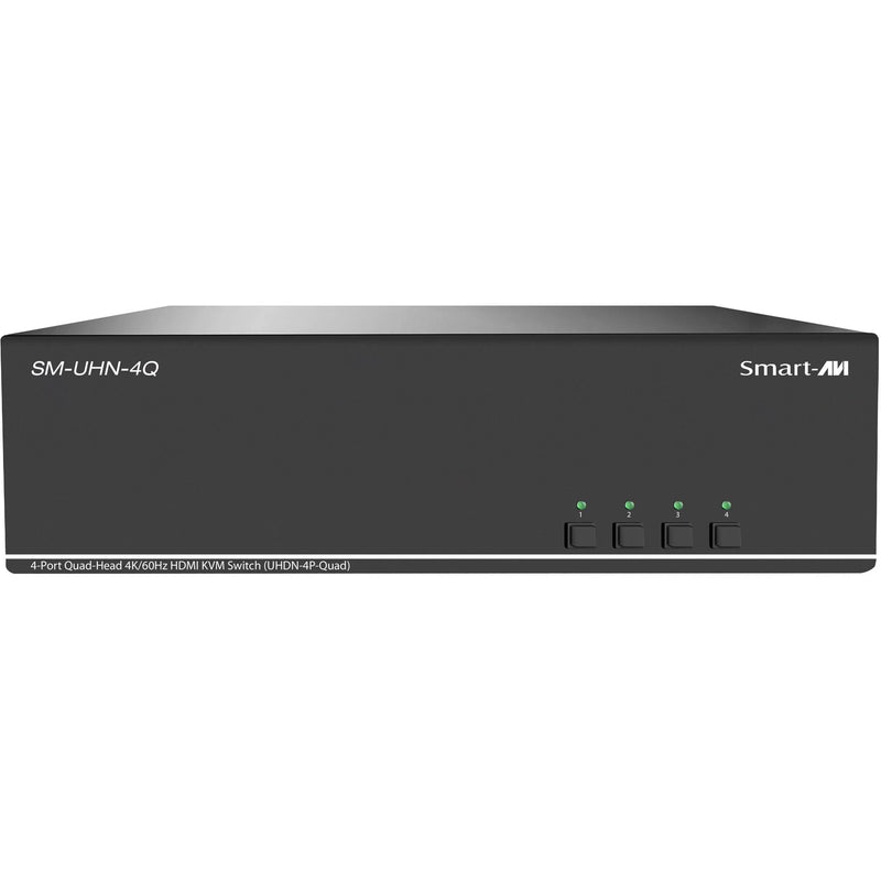 Smart-AVI SM-UHN-4Q 4-Port, Quad-Head 4K HDMI KVM Switch