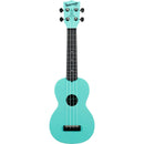 KALA Waterman Soprano Ukulele with Tote Bag (Aqua Mist Glow in the Dark)