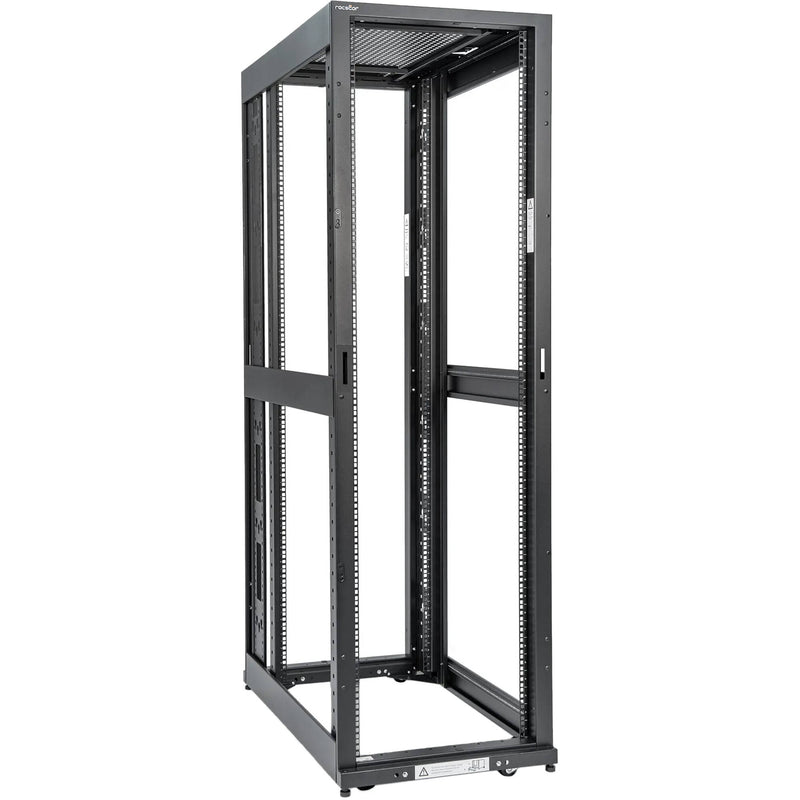 Rocstor SolidRack R3300 Standard-Depth 4-Post Open Frame Rack (42 RU)