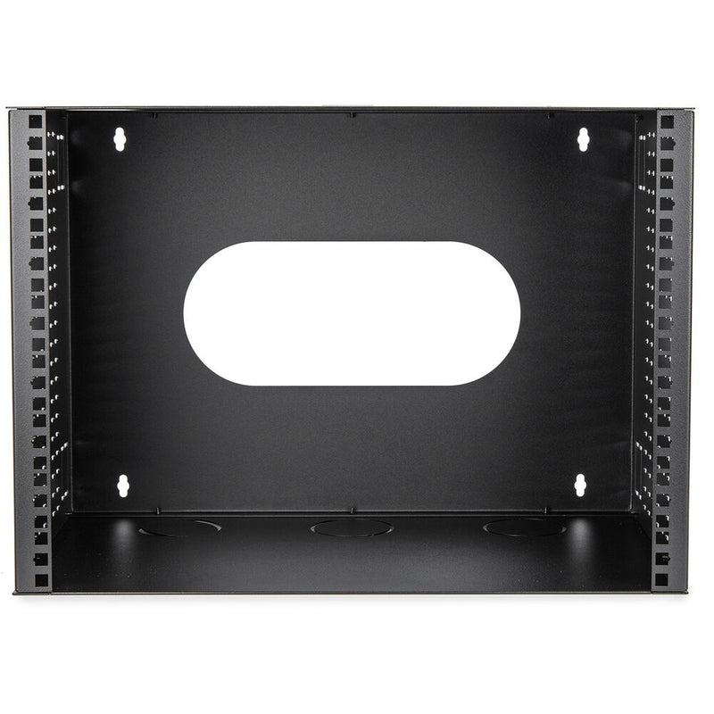 Rocstor SolidRack Low Profile Wall Mount Network Rack for Patch Panel Bracket (8 RU)