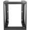 Rocstor SolidRack Open Frame Wall Mount 2-Post Adjustable Depth Rack (12 RU)