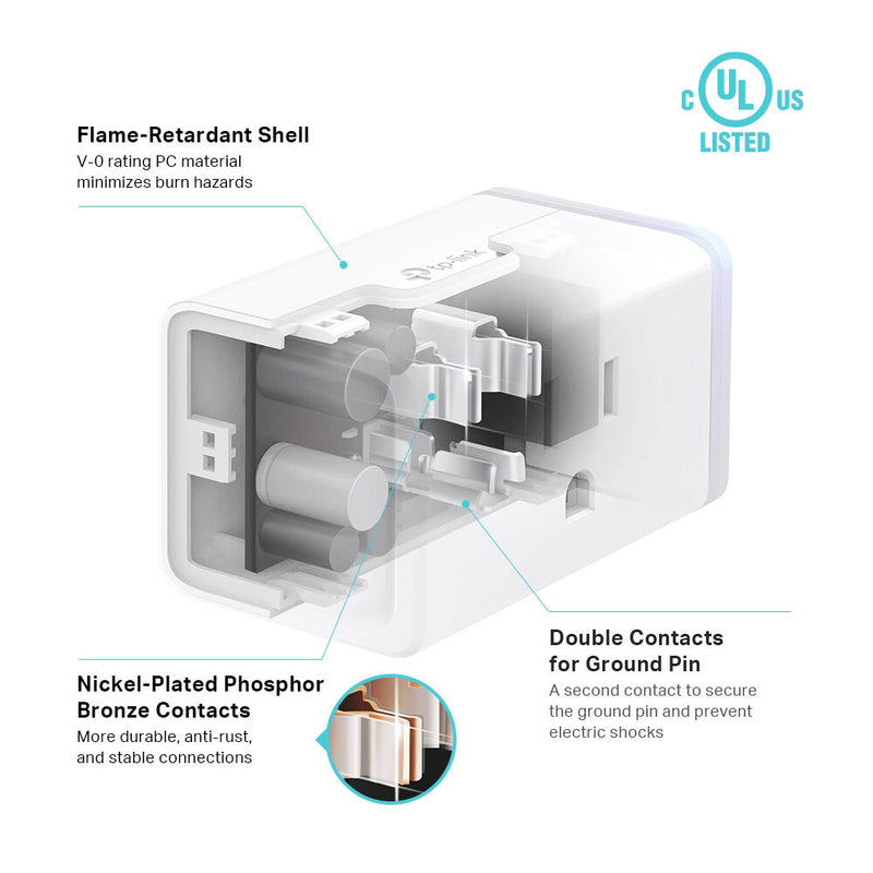 TP-Link EP25 Kasa Smart Wi-Fi Plug Slim with Energy Monitoring (2-Pack)