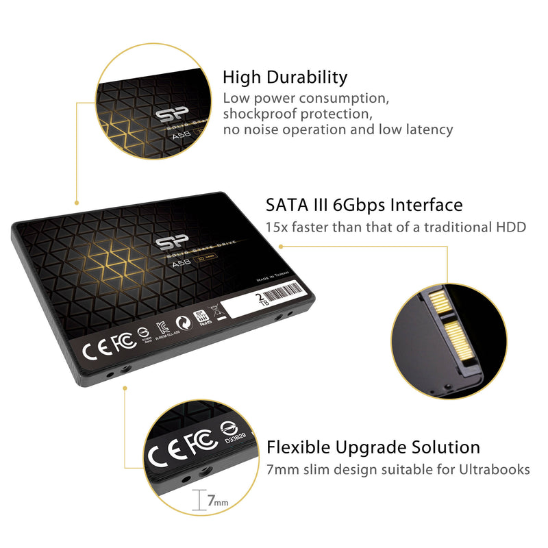 Silicon Power 2TB Ace A58 SATA III 2.5" Internal SSD