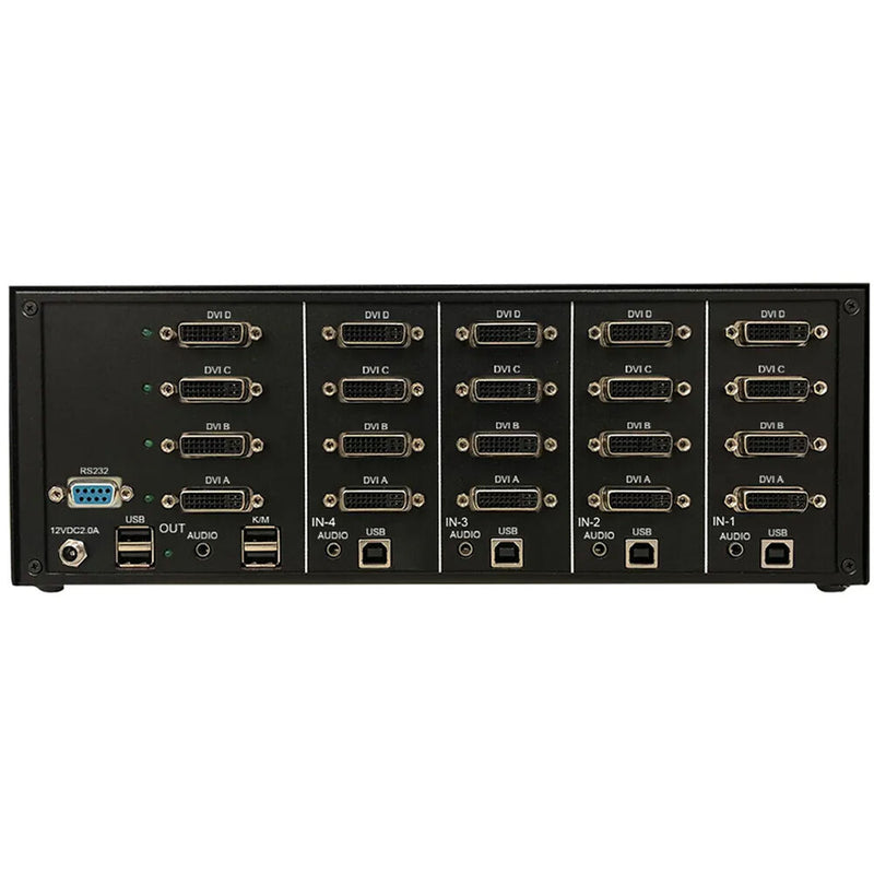 Smart-AVI SM-DVN-4Q 4-Port, Quad-Head DVI KVM Switch