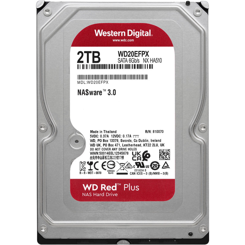 WD 2TB Red Plus 5400 rpm SATA III 3.5" Internal NAS HDD