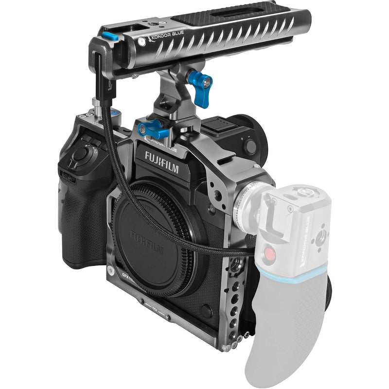 Kondor Blue Cage with SSD Top Handle for FUJIFILM GFX100 II (Space Gray)