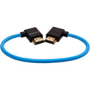 Kondor Blue Right-Angle to Left-Angle High-Speed HDMI Cable (Kondor Blue, 12")