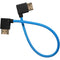 Kondor Blue Right-Angle to Left-Angle High-Speed HDMI Cable (Kondor Blue, 12")