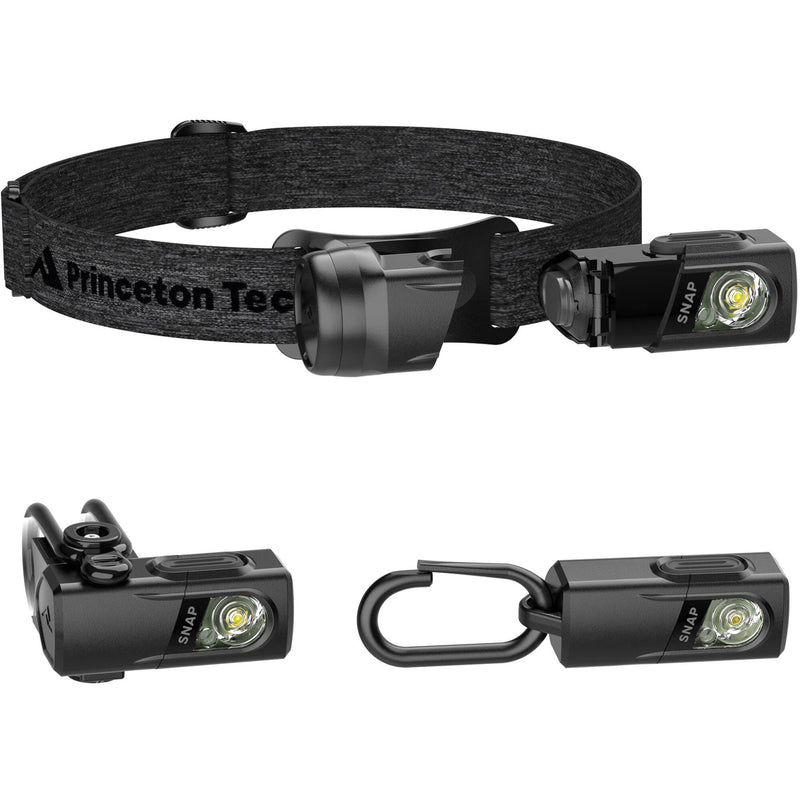 Princeton Tec Snap Headlamp Kit with Carabiner and Bike Mount