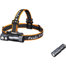 Fenix Flashlight HM71R Rechargeable Headlamp & E02R Rechargeable Keychain Flashlight 2023 Holiday Kit