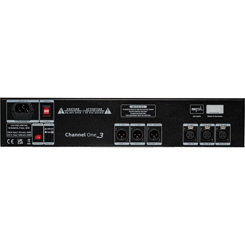 SPL Studio Series Channel One Mk3 Channel Strip