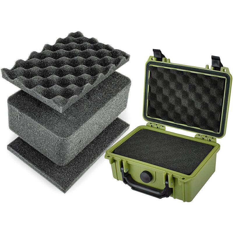 Eylar Small Case with Foam (8", Green)