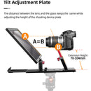 Desview T12S 12.9" Portable Teleprompter for Smartphone/Tablets with Remote Control