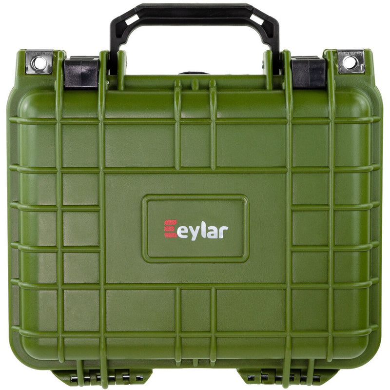 Eylar Gear Case with Foam (Small, Deep, Green)