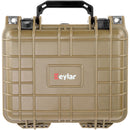 Eylar Gear Case with Foam (Small, Deep, Tan)