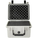 Eylar Gear Case with Foam (Small, Deep, White)