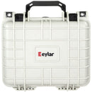 Eylar Gear Case with Foam (Small, Deep, White)