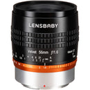 Lensbaby Velvet 56mm f/1.6 Lens with Copper Rings (Nikon Z)