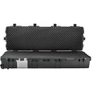 Eylar Waterproof Heavy Transport Roller Rifle Hard Case (Black)