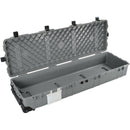 Eylar Waterproof Heavy Transport Roller Rifle Hard Case (Gray)