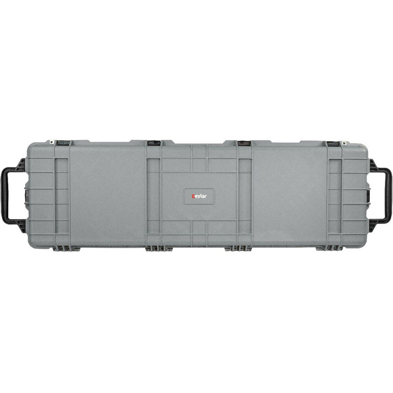 Eylar Waterproof Heavy Transport Roller Rifle Hard Case (Gray)