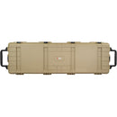 Eylar Waterproof Heavy Transport Roller Rifle Hard Case (Tan)