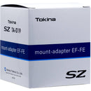 Tokina SZ Mount Adapter EF-FE for Canon EF Lens to Sony E-Mount Camera