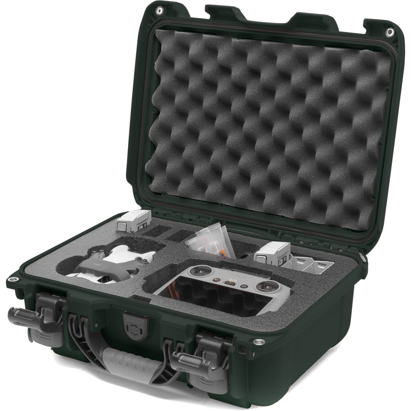 Nanuk 915 Hard-Shell Case for DJI Mini 3/Mini 4 Pro Fly More Combo (Olive)