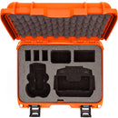 Nanuk 915 Hard-Shell Case for DJI Mini 3/Mini 4 Pro Fly More Combo (Orange)