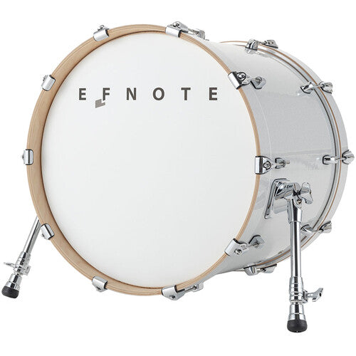 E F NOTE Electronic Kick Drum (20", White Sparkle)