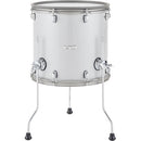 E F NOTE Floor Tom (15", White Sparkle)